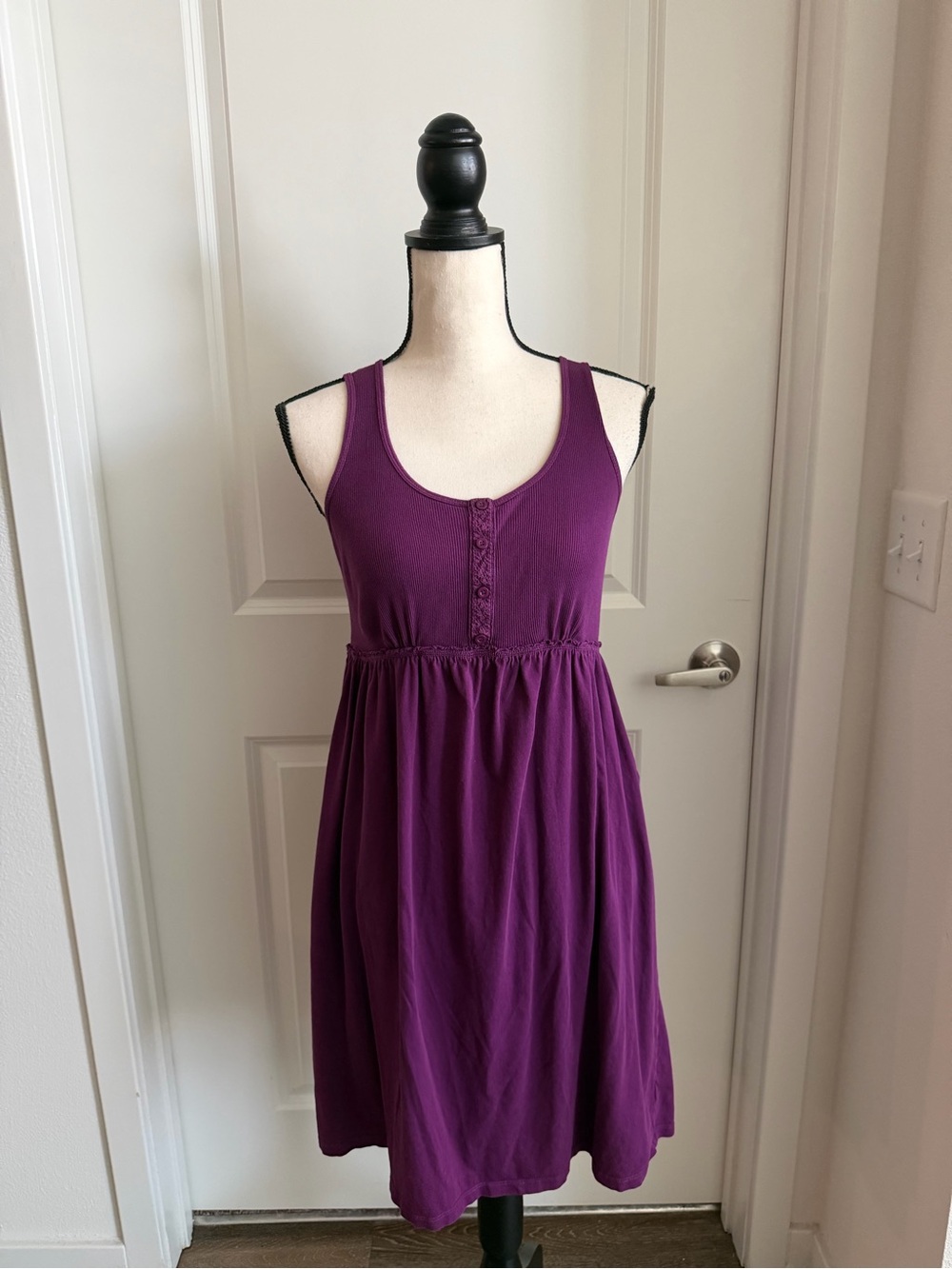 Motherhood Maternity Plum Sleeveless Scoop-Neck Dress - Picture 2 of 7